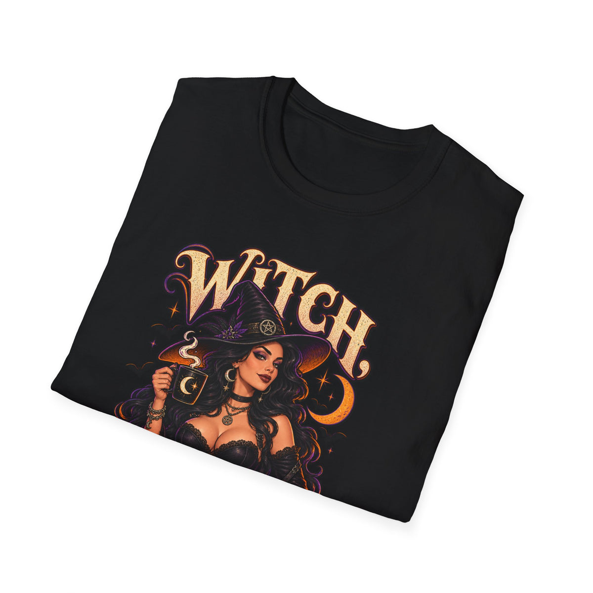 Witch Please T-Shirt — Vintage Pinup Witch Halloween Tee
