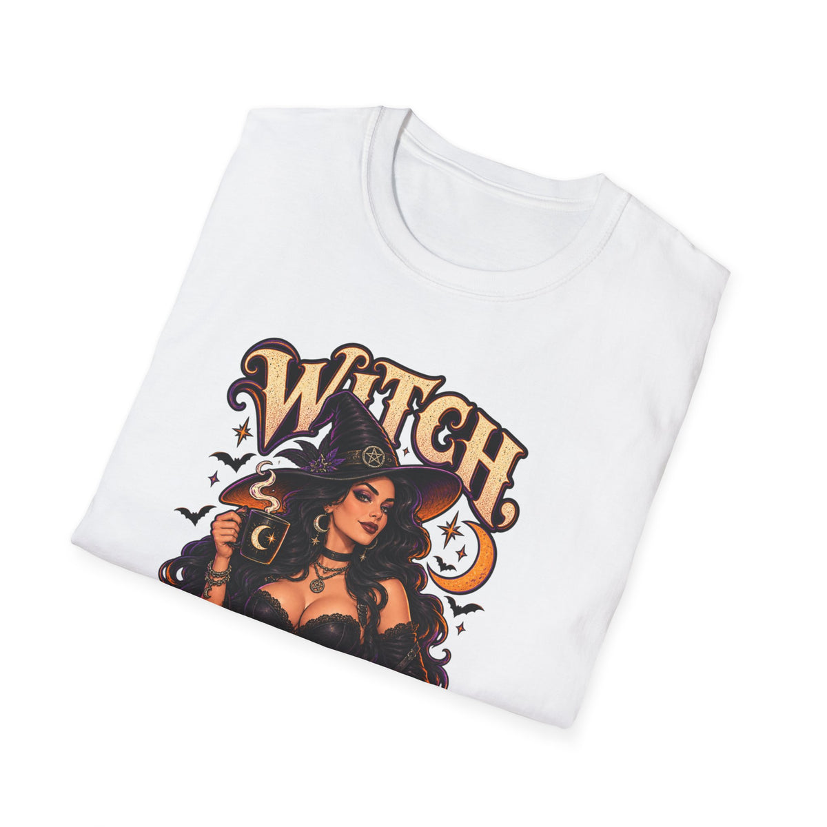 Witch Please T-Shirt — Vintage Pinup Witch Halloween Tee